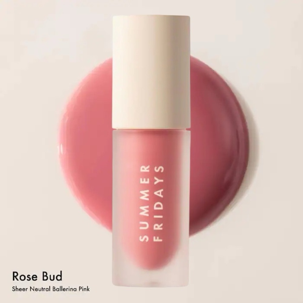 Summer Fridays Dream Lip Oil Rose Bud